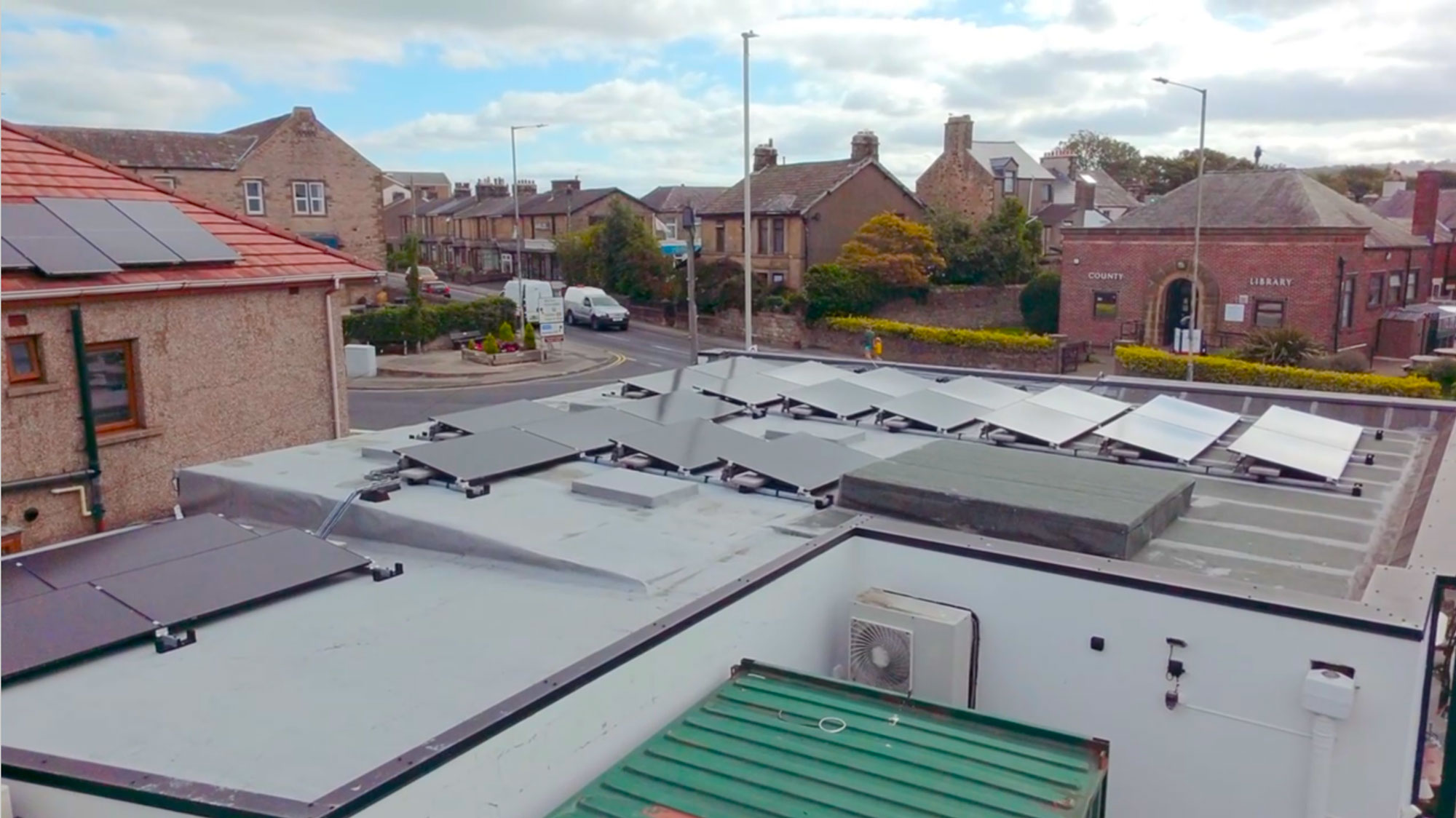 new solar panel system
