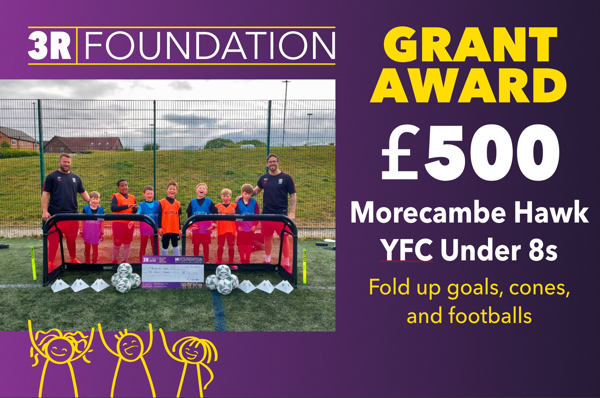 Morecambe Hawk YFC under 8's team