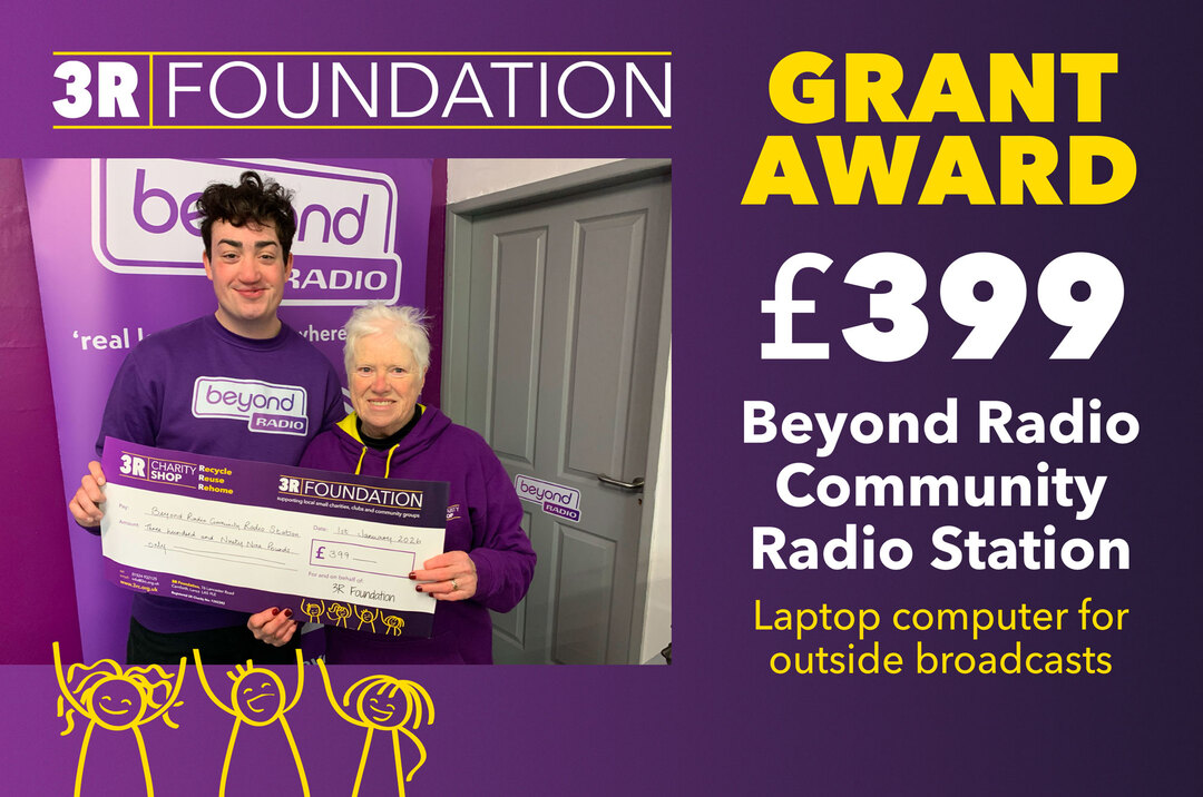 Beyond Radio community radio station grant award from 3R foundation