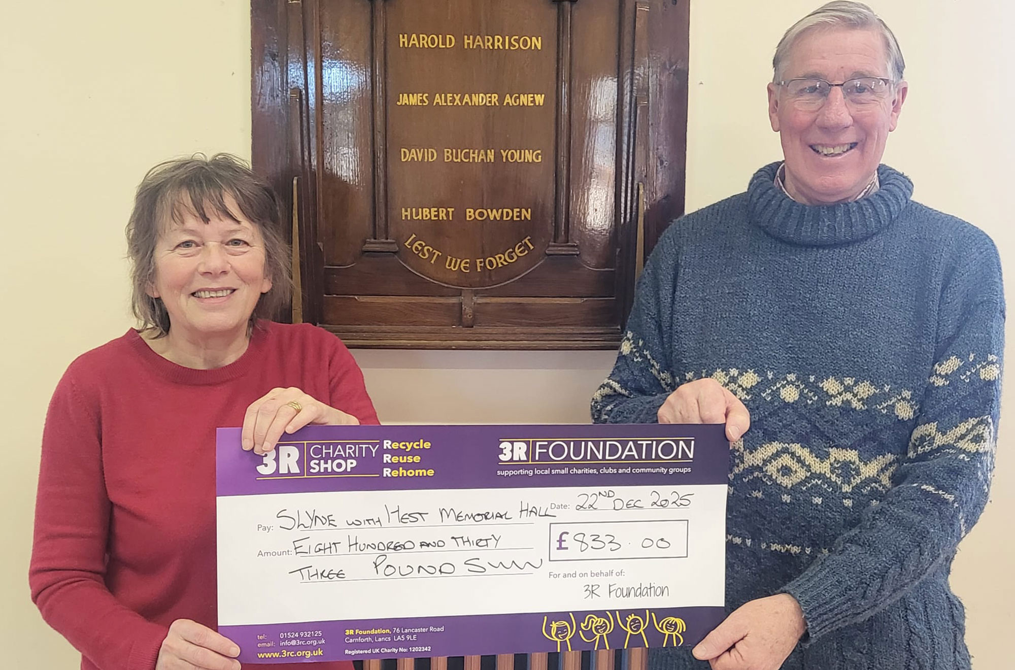 Slyne-with-Hest Memorial Hall Charity